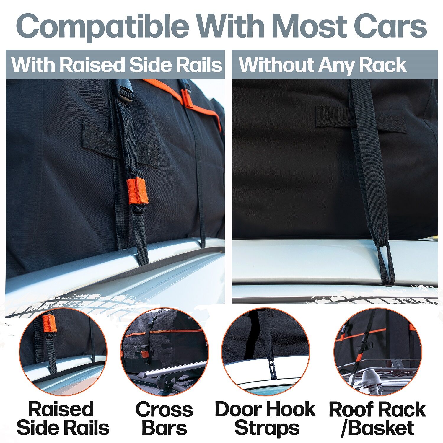 Large Cargo Bag for Car Without a Roof Rack | RoofPax
